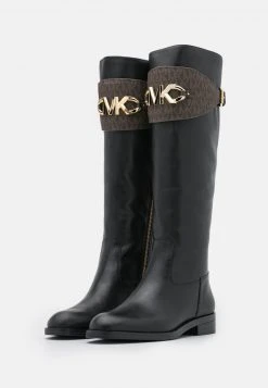 MICHAEL Michael Kors Damen IZZY BOOT - Stiefel - Black/brown -MICHAEL Michael Kors 016fe0c244df41f6aa95e9ec68fa6e1d
