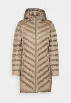 MICHAEL Michael Kors Damen LONG PACKABLE PUFFER - Daunenmantel - Taupe -MICHAEL Michael Kors 01ad3f0b50da48b2876fc3b995feb6ec