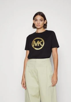 MICHAEL Michael Kors Damen TEE - T-Shirt Print - Black -MICHAEL Michael Kors 05f2658aed0e48049103a671e8cd2ae0