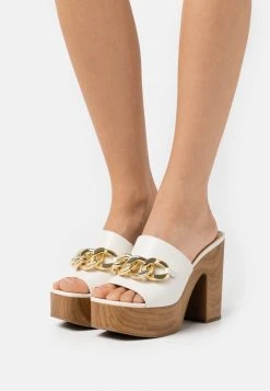 MICHAEL Michael Kors Damen SCARLETT PLATFORM MULE - Clogs - Light Cream