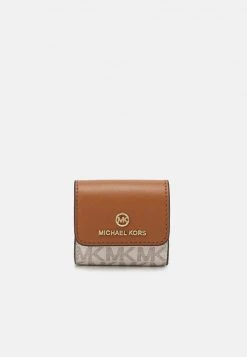 MICHAEL Michael Kors Damen TRAVEL ACCESSORIES CLIPCASE FOR AIRPODS - Schlüsselanhänger - Vanilla/acrn