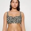 MICHAEL Michael Kors Damen LEOPARD UP BRALETTE - Bikini-Top - Khaki -MICHAEL Michael Kors 099dc8af71024c7c83cf58e7a1236bb4