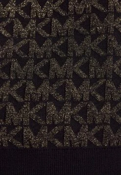 MICHAEL Michael Kors Damen DOT CROP TOP - Strickpullover - Black/gold -MICHAEL Michael Kors 0a4dd88765e54ecd93dd8f64fb6d9184