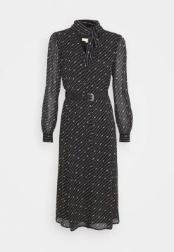 MICHAEL Michael Kors Damen CIRCLE LOGO DRESS - Freizeitkleid - Black/white -MICHAEL Michael Kors 0a5e7d4d8dc3433eb7aaa29ad757c712