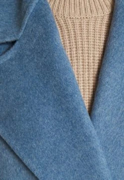 MICHAEL Michael Kors Damen DOUBLEFACE ROBE COAT - Klassischer Mantel - Blue -MICHAEL Michael Kors 0b01fd0ee0004bd3996030882a917c35