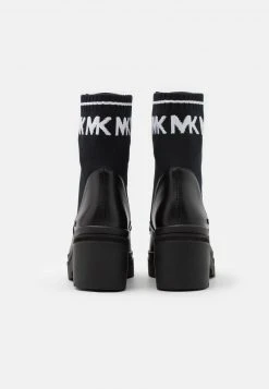 MICHAEL Michael Kors Damen BREA BOOTIE - Plateaustiefelette - Black/optic White -MICHAEL Michael Kors 0b321b08f76541fea28ac26c52e010d8