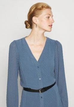 MICHAEL Michael Kors Damen CRINKLE DOTS KATE - Freizeitkleid - Blue -MICHAEL Michael Kors 0ba000b3e5d343dc9a5ed93f15725289