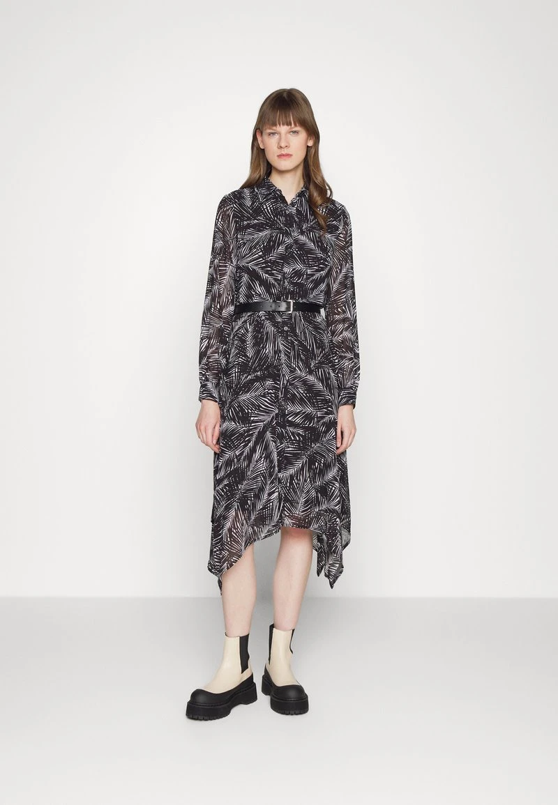 MICHAEL Michael Kors Damen Blusenkleid - White/black 3 MICHAEL Michael Kors Damen Blusenkleid - White/black