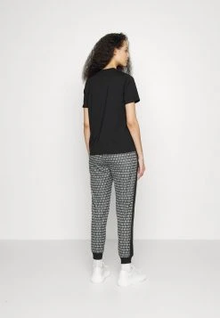 MICHAEL Michael Kors Damen SEQN LOGO TEE - T-Shirt Print - Black -MICHAEL Michael Kors 0c637e7ac8524a4fa5aabdaab75e9f38