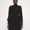 MICHAEL Michael Kors Damen SWISS DOT SMOCKED DRESS - Freizeitkleid - Black