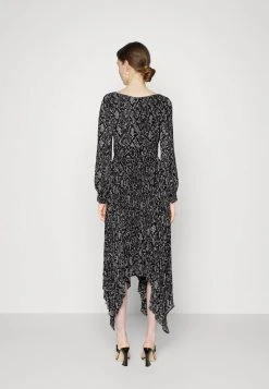 MICHAEL Michael Kors Damen SOFT PYTHON DRESS - Cocktailkleid/festliches Kleid - Black -MICHAEL Michael Kors 0dce2bc3537d42f2bb2f9d3b44ac2350