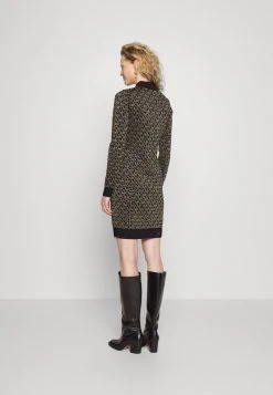 MICHAEL Michael Kors Damen Freizeitkleid - Black/gold -MICHAEL Michael Kors 0fe270086d7b4adca39b4420de975373