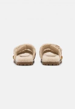 MICHAEL Michael Kors Damen STARK SLIDE - Pantolette Flach - Luggage -MICHAEL Michael Kors 11a8cfad7c4d450baf33d1c1e85f6566