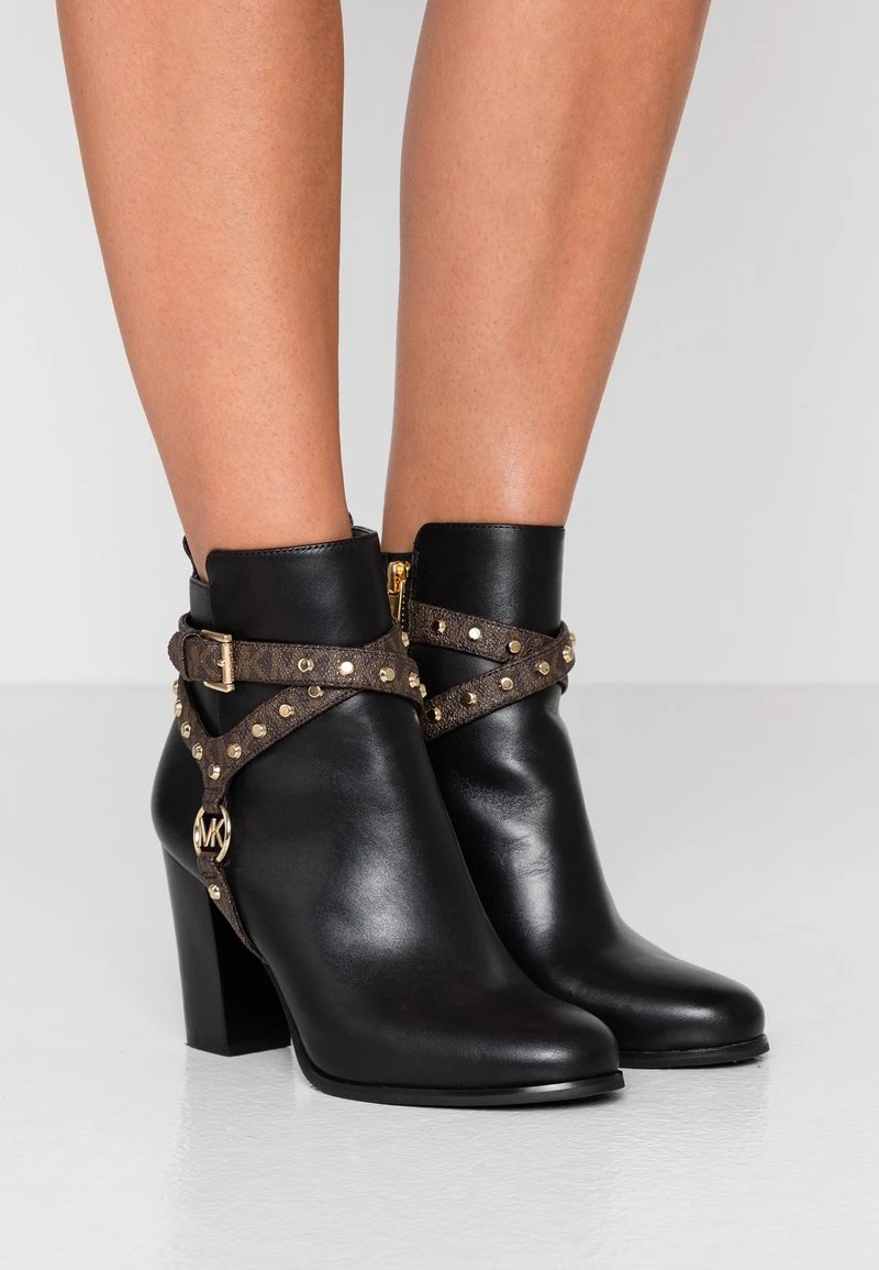 MICHAEL Michael Kors Damen PRESTON BOOTIE - High Heel Stiefelette - Black/brown 3 MICHAEL Michael Kors Damen PRESTON BOOTIE - High Heel Stiefelette - Black/brown
