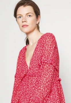 MICHAEL Michael Kors Damen TENTY CHEETAH MINI DRESS - Freizeitkleid - Blush Pink -MICHAEL Michael Kors 120dcdee39ae44ac9d18331945ce4ad5