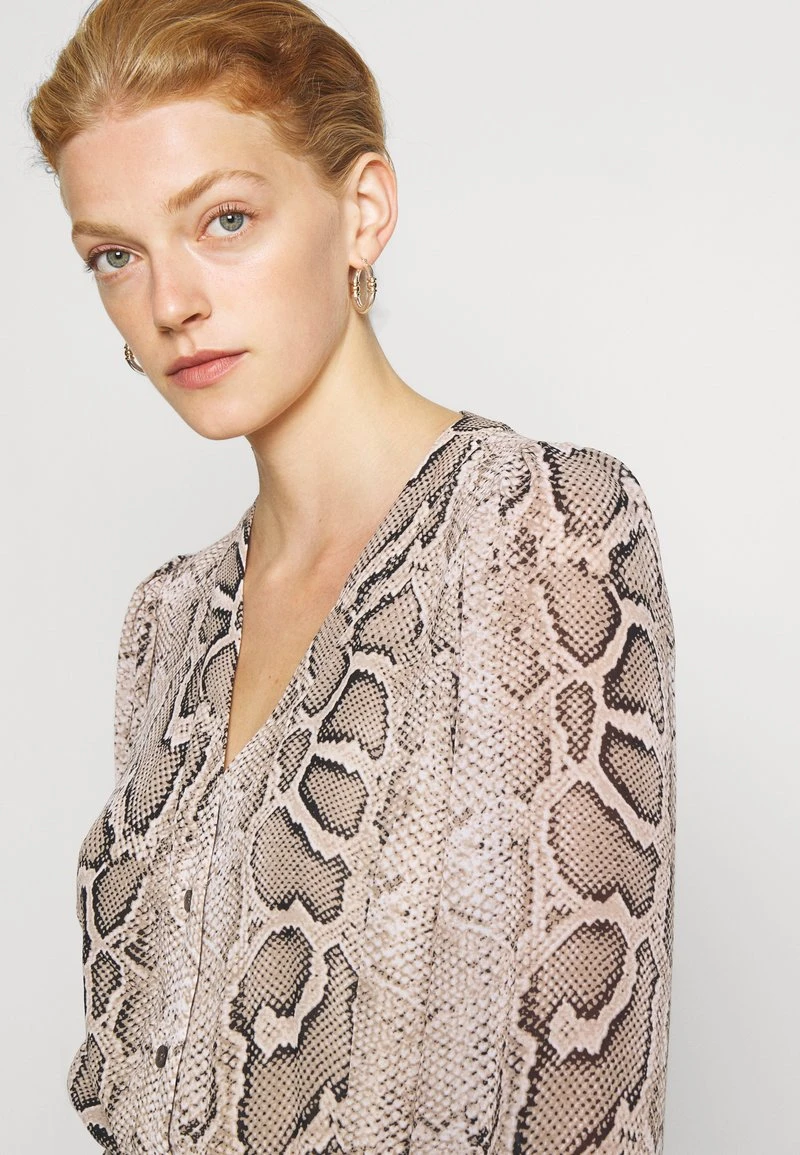 MICHAEL Michael Kors Damen SUPER SNAKE KATE - Blusenkleid - Dune 6 MICHAEL Michael Kors Damen SUPER SNAKE KATE - Blusenkleid - Dune - Image 4