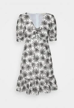 MICHAEL Michael Kors Damen LAWN MINI DRESS - Freizeitkleid - White/black -MICHAEL Michael Kors 153b8babfe0c45658d5211abfad6f664