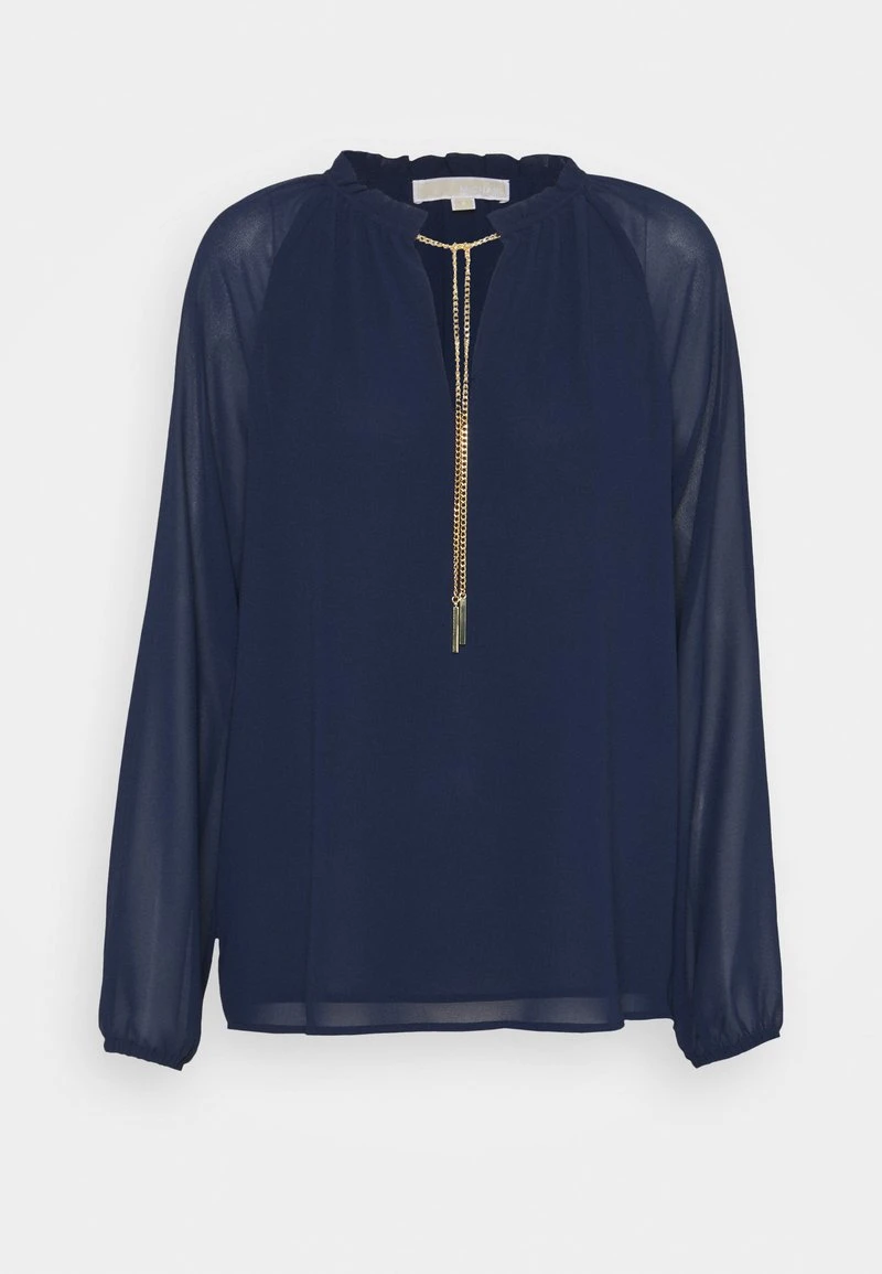 MICHAEL Michael Kors Damen SOLID CHAIN - Bluse - Navy 7 MICHAEL Michael Kors Damen SOLID CHAIN - Bluse - Navy - Image 5