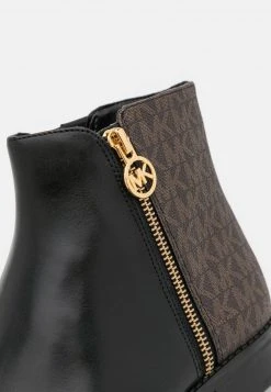 MICHAEL Michael Kors Damen LAINEY FLAT BOOTIE - Stiefelette - Black/brown -MICHAEL Michael Kors 167705e31e594682a56eaaacded20a43