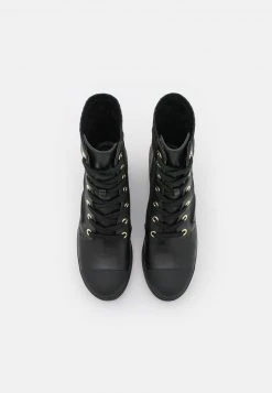 MICHAEL Michael Kors Damen BREA BOOTIE - Schnürstiefelette - Black/brown -MICHAEL Michael Kors 16eb483886c24c47b640f1d9b36978c9