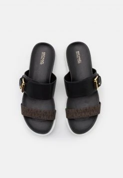MICHAEL Michael Kors Damen BO SLIDE - Pantolette Flach - Black -MICHAEL Michael Kors 17dfd9346b7c4054bed0e75b05ce09f3