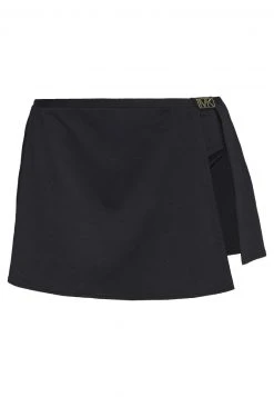 MICHAEL Michael Kors Damen LOGO SOLIDS SKIRT BOTTOM - Bikini-Hose - Black -MICHAEL Michael Kors 1b46da971ac3477ea69a57628e77fc2a