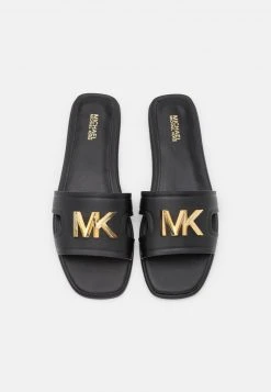 MICHAEL Michael Kors Damen KIPPY SLIDE - Pantolette Flach - Black -MICHAEL Michael Kors 1ba291e05fb647bab911985538cd7c44