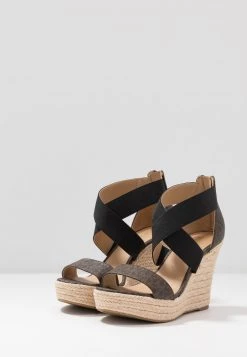 MICHAEL Michael Kors Damen PRUE WEDGE - High Heel Sandalette - Brown -MICHAEL Michael Kors 1db116030ac347b7873d020bad057d34