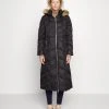 MICHAEL Michael Kors Damen DOG WALKER LENGTH BELTED COAT HOOD RIM - Daunenmantel - Black -MICHAEL Michael Kors 1ede91c051a1454c8992d9682e6fa98d