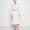 MICHAEL Michael Kors Damen PALM EYELET KATE DRESS - Blusenkleid - White -MICHAEL Michael Kors 212b22e1eab14e2385df581c778f5e93