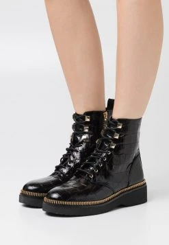 MICHAEL Michael Kors Damen HASKELL BOOTIE - Plateaustiefelette - Black