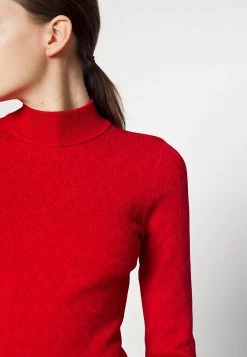 MICHAEL Michael Kors Damen ECO MOCK - Strickkleid - Crimson -MICHAEL Michael Kors 257b84e23973413ca8ee8cb515dcf484