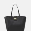 MICHAEL Michael Kors Damen KARLIE TOTE - Shopping Bag - Black -MICHAEL Michael Kors 26885ae93803424b9f322d2fc8628d7b