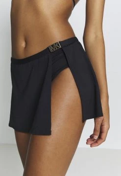 MICHAEL Michael Kors Damen LOGO SOLIDS SKIRT BOTTOM - Bikini-Hose - Black -MICHAEL Michael Kors 2a7f4916c8c24c7da5f9c7bec7816393