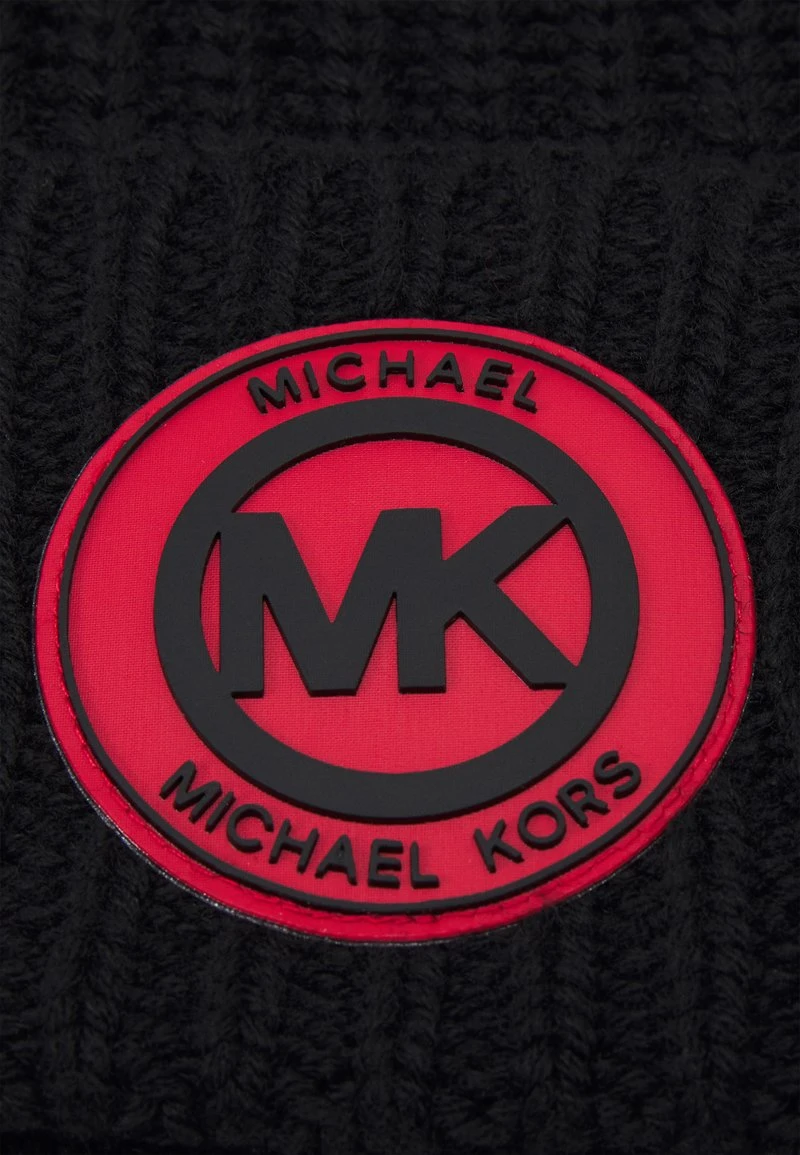 MICHAEL Michael Kors Damen CHUNKY FOLD OVER HAT - Mütze - Black 5 MICHAEL Michael Kors Damen CHUNKY FOLD OVER HAT - Mütze - Black - Image 3