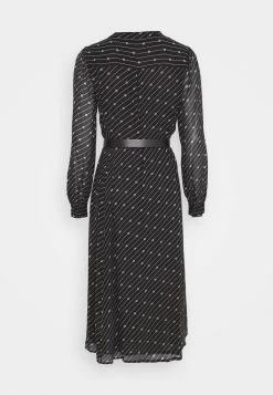 MICHAEL Michael Kors Damen CIRCLE LOGO DRESS - Freizeitkleid - Black/white -MICHAEL Michael Kors 2acb061cf9c748eeb4d5e0debd99a63c