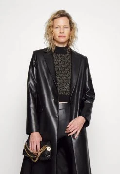 MICHAEL Michael Kors Damen DOT CROP TOP - Strickpullover - Black/gold -MICHAEL Michael Kors 2bab9239789f476e8cb213221afcbfce