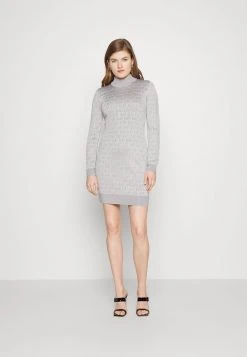 MICHAEL Michael Kors Damen Cocktailkleid/festliches Kleid - Mottled Dark Grey -MICHAEL Michael Kors 2d06cbb1f3d34cdf9779341234628d0f