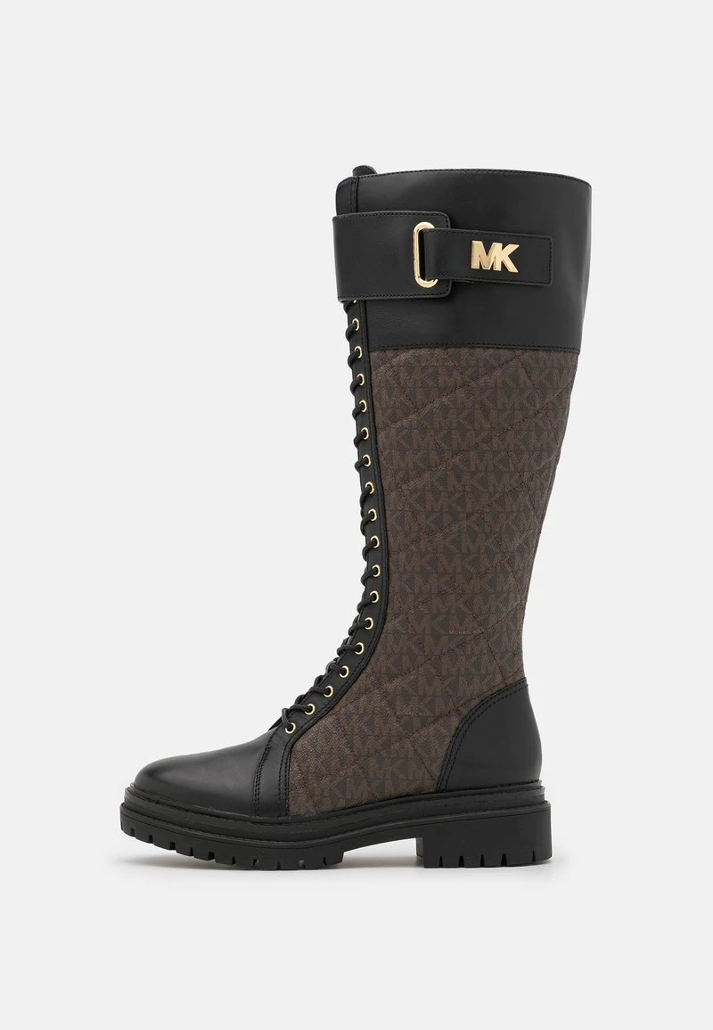 MICHAEL Michael Kors Damen STARK BOOT - Schnürstiefel - Black/brown 4 MICHAEL Michael Kors Damen STARK BOOT - Schnürstiefel - Black/brown - Image 2