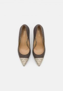MICHAEL Michael Kors Damen KEKE TOE CAP - Pumps - Brown -MICHAEL Michael Kors 3046078a38454cbab81b3756aaf60a94