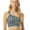 MICHAEL Michael Kors Damen Bikini-Top - Blue