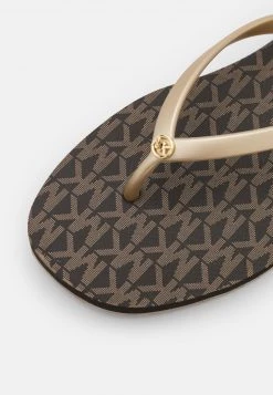 MICHAEL Michael Kors Damen JINX - Zehentrenner - Brown/gold -MICHAEL Michael Kors 3119437e26b34dbcb1cf46f1ca6f6842