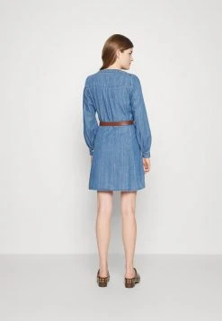 MICHAEL Michael Kors Damen DOWN MINI - Freizeitkleid - Blue Denim -MICHAEL Michael Kors 31c7f1a58cd44619ac395c05a4ba1c20