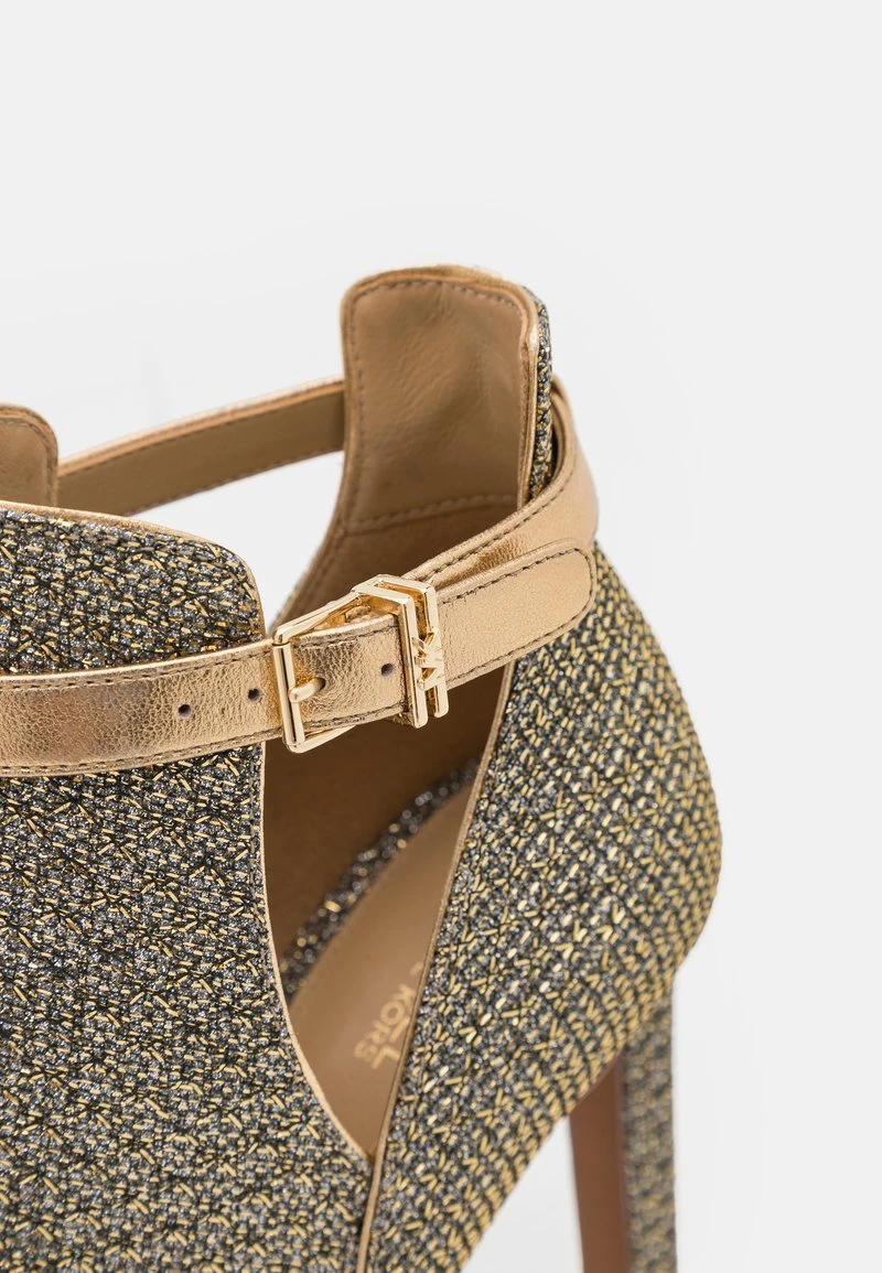 MICHAEL Michael Kors Damen LAWSON OPEN TOE - High Heel Stiefelette - Gold 9 MICHAEL Michael Kors Damen LAWSON OPEN TOE - High Heel Stiefelette - Gold - Image 7