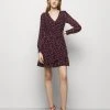 MICHAEL Michael Kors Damen FLORAL PRINTED MINI DRESS - Freizeitkleid - Berry -MICHAEL Michael Kors 332afa1c23134ffcb6df02210024ca82