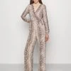 MICHAEL Michael Kors Damen SUPER SNAKE WRAP - Jumpsuit - Dune 2 MICHAEL Michael Kors Damen SUPER SNAKE WRAP - Jumpsuit - Dune -MICHAEL Michael Kors 3379ae283a5a4ec281d4c492fd2e4563