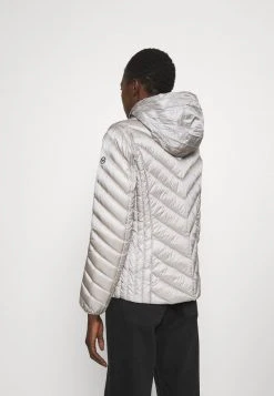 MICHAEL Michael Kors Damen SHORT PACKABLE PUFFER - Daunenjacke - Nickel -MICHAEL Michael Kors 33a3b214243445c4a2107fce0378aced