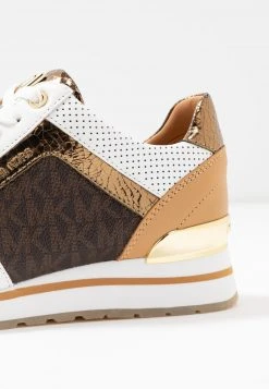 MICHAEL Michael Kors Damen BILLIE TRAINER - Sneaker Low - Optic White/brown -MICHAEL Michael Kors 34ad4e91b3754001b256c777ea2e1023