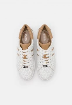 MICHAEL Michael Kors Damen KEATON STRIPE LACE UP - Sneaker Low - Bright White -MICHAEL Michael Kors 357ac2725cd44181b7e71c2826e80fe0