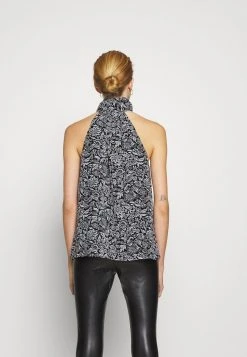 MICHAEL Michael Kors Damen BICOLOR HIPPIE - Bluse - Black/white -MICHAEL Michael Kors 3606d3b7c86741efbc84b0e00723273b